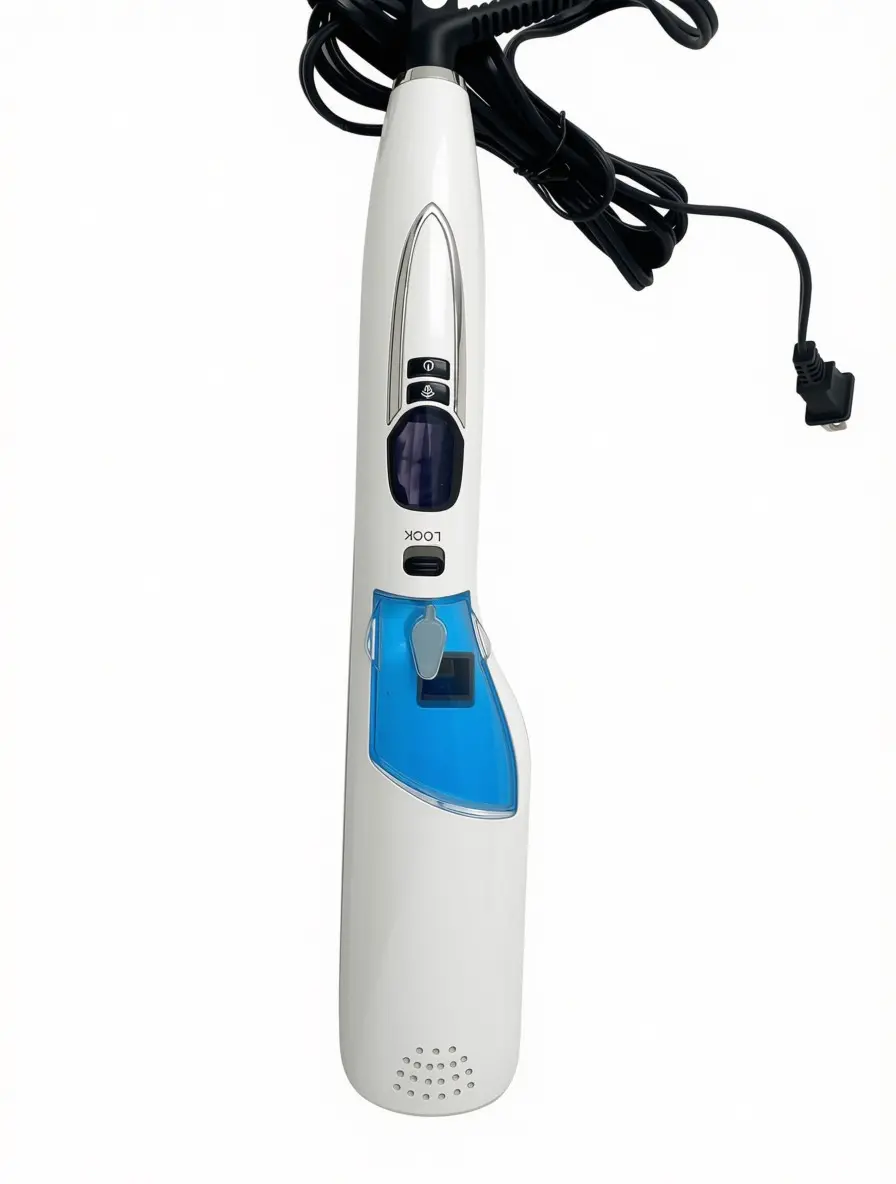 rofessional Steam Hair Straightener Flat Iron White Blue Water Tank Multi-Styler (New – No Original Box)