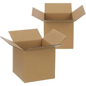 Corrugated cardboard box, 5x5x5 inch kraft paper shipping/mailing box, suitable for home moving, mailing gifts, documents, samples, etc. 25/50 pcs (5x5x5 inch - 25 pcs)