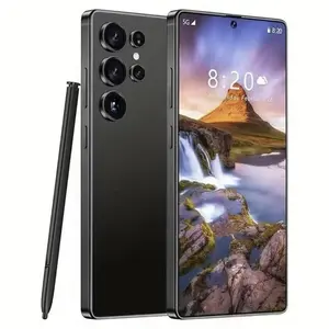 25Ultra Android Smartphone, 6.8 Inch Dual 108MP+48MP Cameras, Long-Lasting 6800mAh Battery, Fast Charging, OTG Function, Facial Recognition Unlocking, Stylus, 12GB RAM +512GB ROM, 5G Network Android 14 OS, Unlock Cellphone for