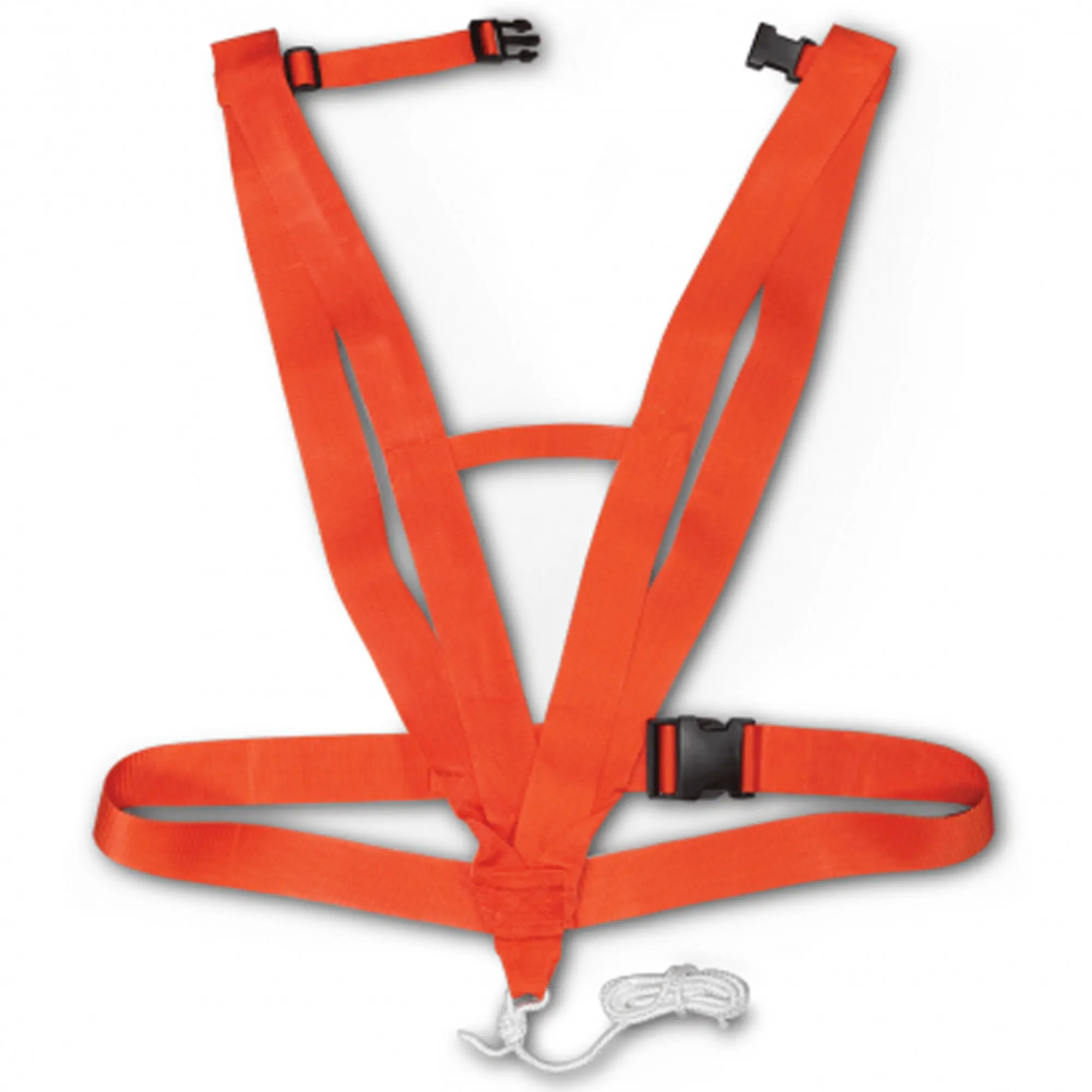 Hunter's Specialties Deluxe Safety Orange Body Harness, Adjustable Unisex Deer Drag with Waist Belt for Hands-Free Hunting Field Use, Maximum Pulling Power, Sternum Strap, Ultra-Durable, Durable Hunting Accessories, Frees Up Arms And Hands, Drag Rope Incl