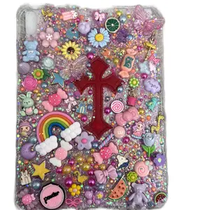 10th Gen freestyle iPad case cover Casing Computer Protection Tablet Protective cute phone Floral Abstract Flower