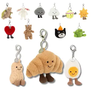 2026 Jellycat Plush Keychain Collection - Soft Cuddly Toy Charm, Trending Keychain, Ideal for Daily Use, Gifr for Her, Gift Giving & Collecting Cute Accessories
