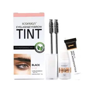 Waterproof Quick-Dry Eyebrow Dye Kit, Waterproof Eyebrow Makeup, Instant Eyebrow Tint, Long-Lasting Tinted Brow Gel, Sweat Resistant, Perfect for Active Women, Easy Application, 1 Box