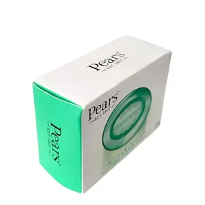 Pear Oil-Clear & Glow Soap - 98% Pure Glycerin and Lemon Blossom Extracts - 75g (Pack of 3)