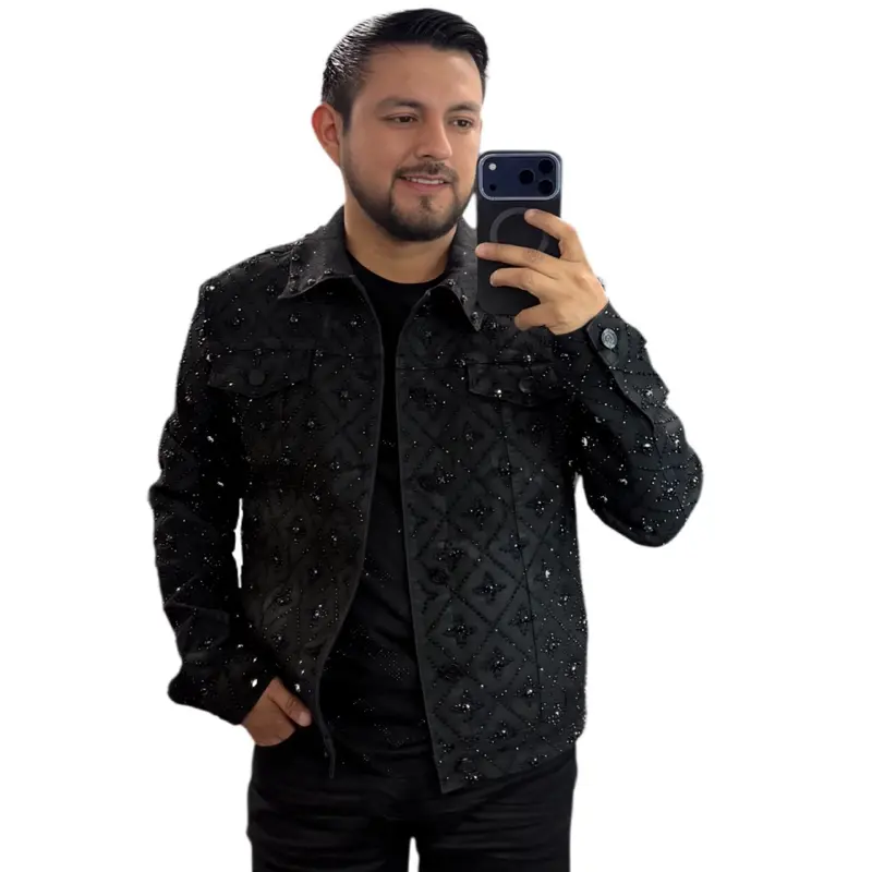 FULL RHINESTONE JACKET (FITTED)