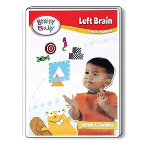 USED-Brainy Baby Left Brain Infant Learning: Logical Thinking Infant Brain Development DVD Deluxe Edition (DVD)