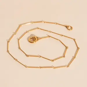 Bar Link Chain Necklace
