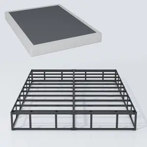Size Box Spring 7 Inch,Heavy Duty  Box Spring,Sturdy Metal Frame with Fabric Cover Set, Easy Assembly, Noise Free