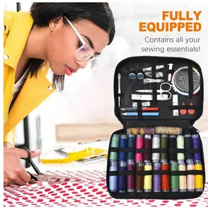 Handheld Portable Needle Thread Storage Bag - Compact Travel-Friendly Fabric Organizer with Sewing Tools Kit for Home Handmade Weaving