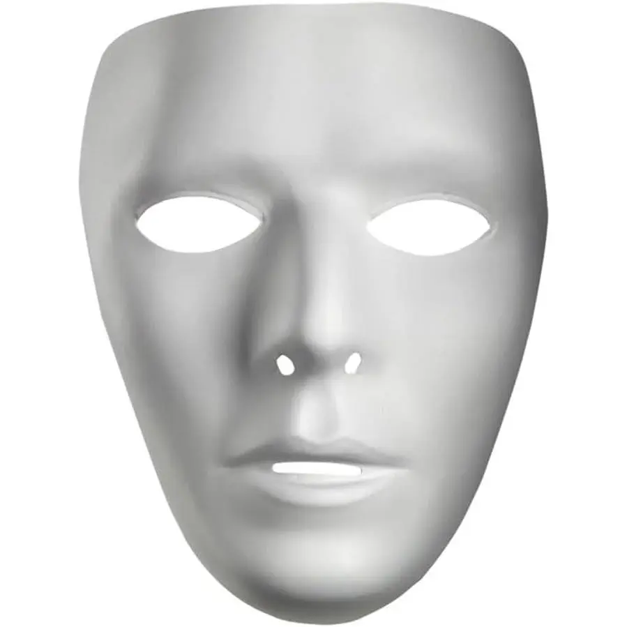 Blank Drama Male Mask By Disguise