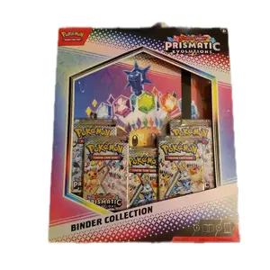 Prismatic Evolutions Binder Collection (5 Packs) Opened Live