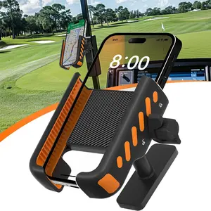 Magnetic Phone Holder for Gym Golf Cart with Powerful Magnetic Base 360° Rotatable Design Compatible with EZGO/Club Car/Yamaha For 4-7" iPhone Samsung Ideal for Workout Recording