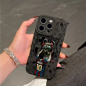 Fun Football B-BarcelonaS Trophy Famous NO.10 y-YamalS Phone Case Suitable for iPhone 17 16 15 14 13 12 11 Pro Max Plus & Samsung Galaxy S25 Ultra S24 S23 S22 S21 Plus Anti Fall Soft TPU Back Cover