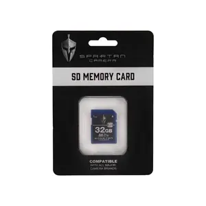 Spartan Camera SD-32 32GB SD Card - Class 10 High-Speed Storage, Camera Accessories