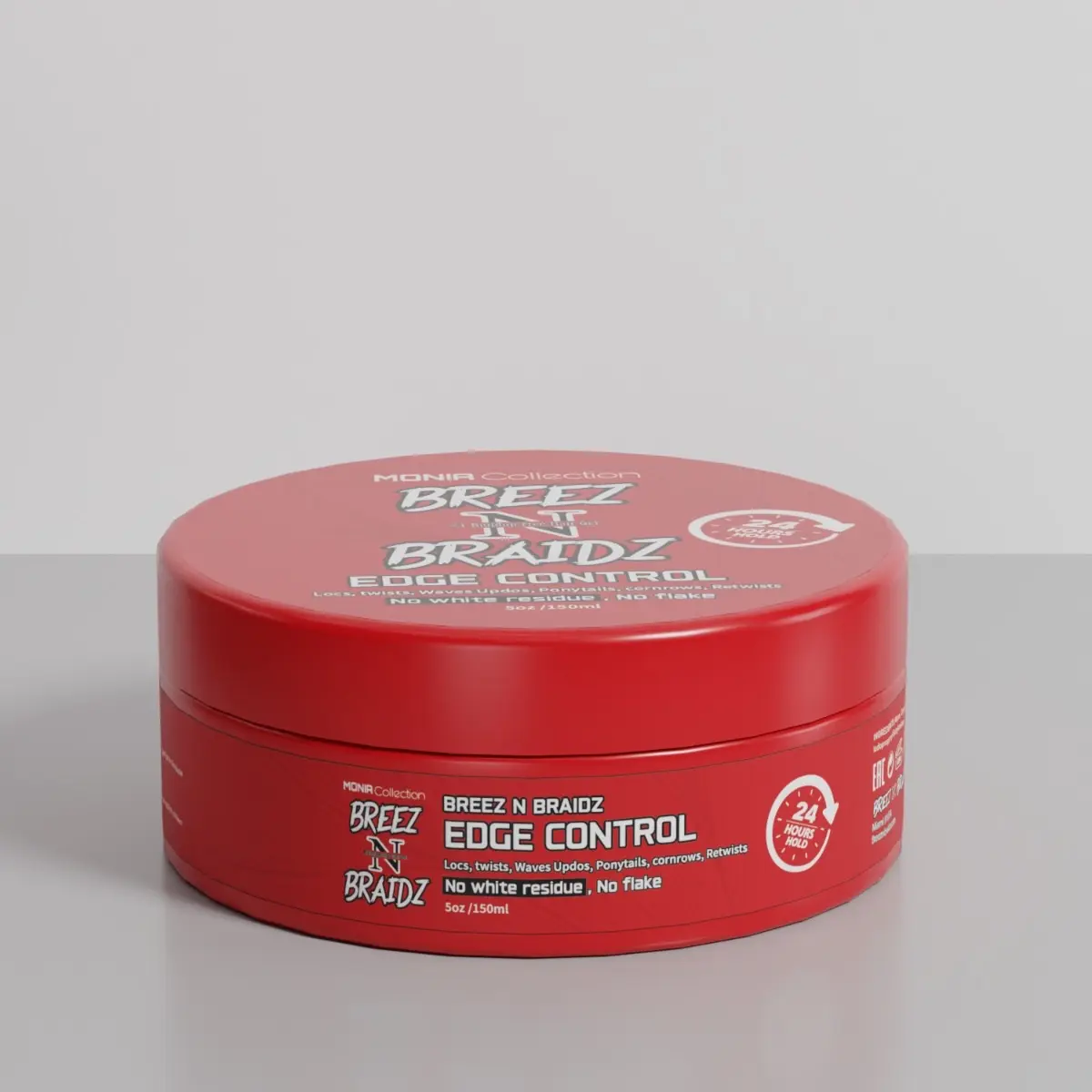 BREEZ N BRAIDZ, braiding gel & edge control 5oz