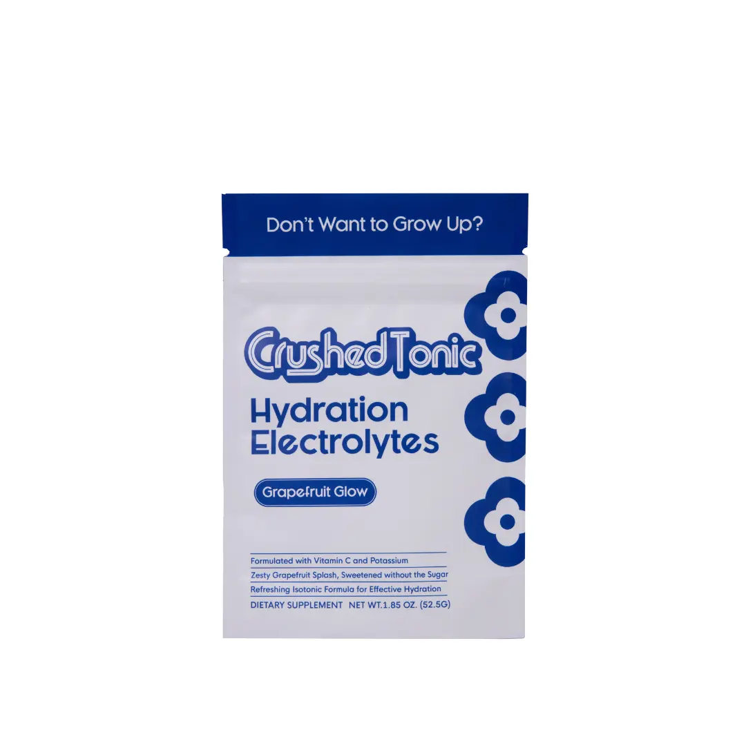Grapefruit Glow Hydration Electrolytes - Vitamin C Collagen Inducing Electrolytes –  Korean Inspired - Pocari Sweat Inspired - Zero Calorie, Zero Sugar