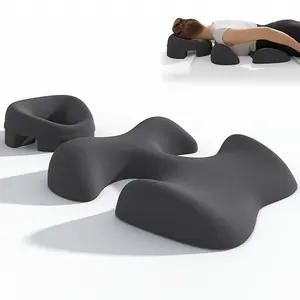 Ergonomic Pillow for Comfortable Posture Support, High Elastic Memory Cotton Filling, Soft Breathable Fabric, All-Season Use