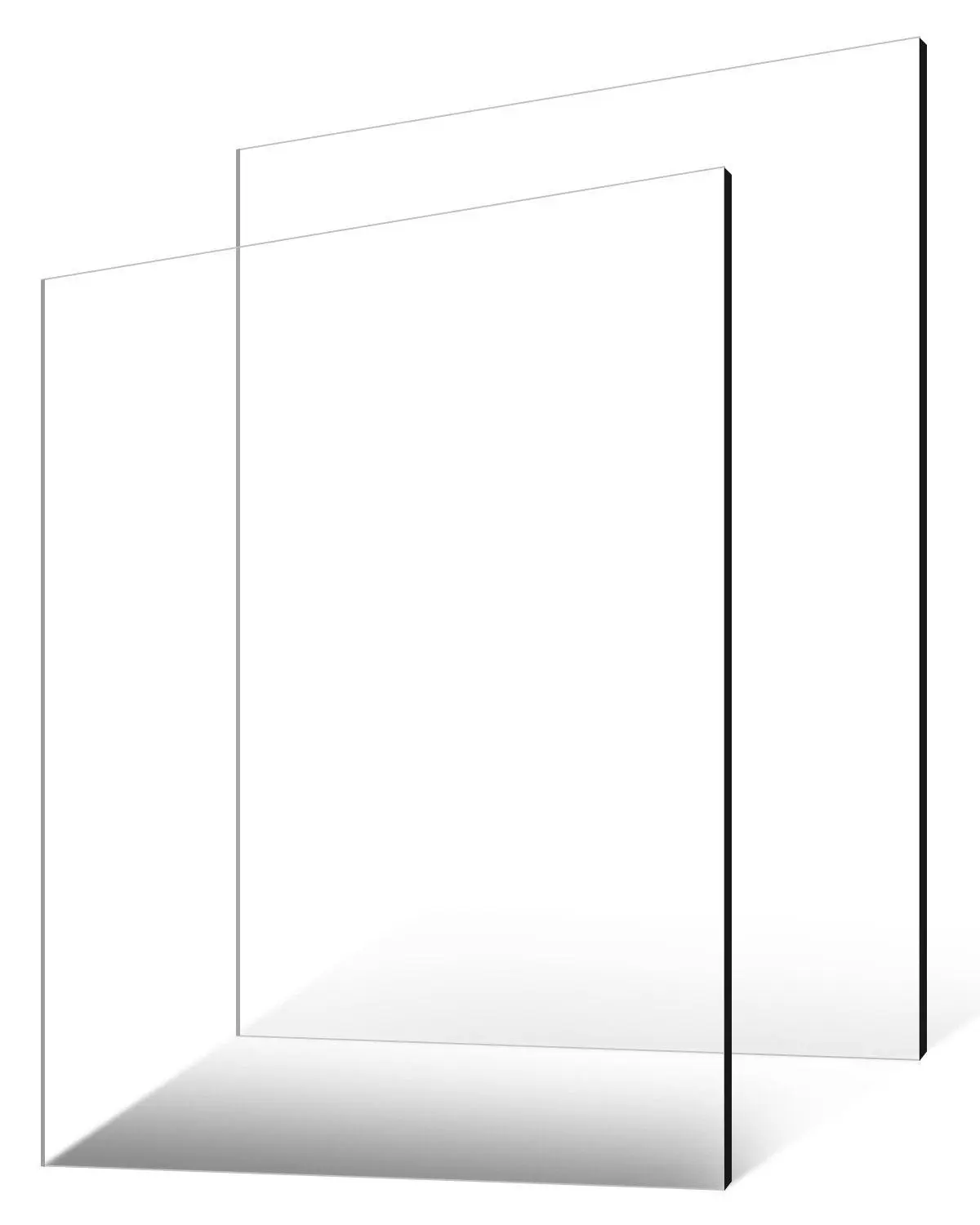 VEVOR 2-Pack Plexiglass Acrylic Sheets (24x36in, 1/4in Thick) - Decor, Wedding & Photo Use, Easy-to-Cut Plastic for Window, DIY Craft, Picture Frame Replacement#SohoChic