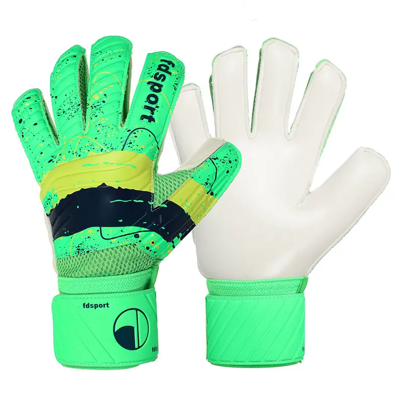 Flying Shield Football Gloves for Primary & Secondary School Goalkeepers - Non-Slip, Wear-Resistant, Breathable, Finger Guard Included for Training & Competition, Anti-Injury Sports Gloves, Firm-Grip Sports Gloves