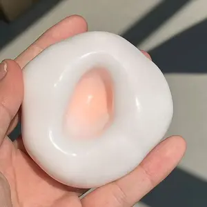 1pc Office Stress Relief Squeeze Ball Set, Crunchy Sand Texture, Creative Desk Fidget Toy, DIY Relaxation Kit for Work & Study (Air Pump Not Included)