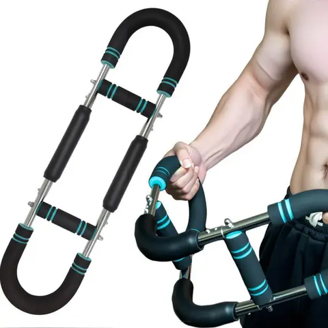 Twister Arm Exerciser (Arm Twist Trainer, Forearm Strengthener) - Adjustable Metal Springs, Anti-Slip Grips, Unisex Strength Training Gear for Versatile Workouts, 3 Strength Levels, Supports Up to 100lbs, Portable Home Gym Accessory