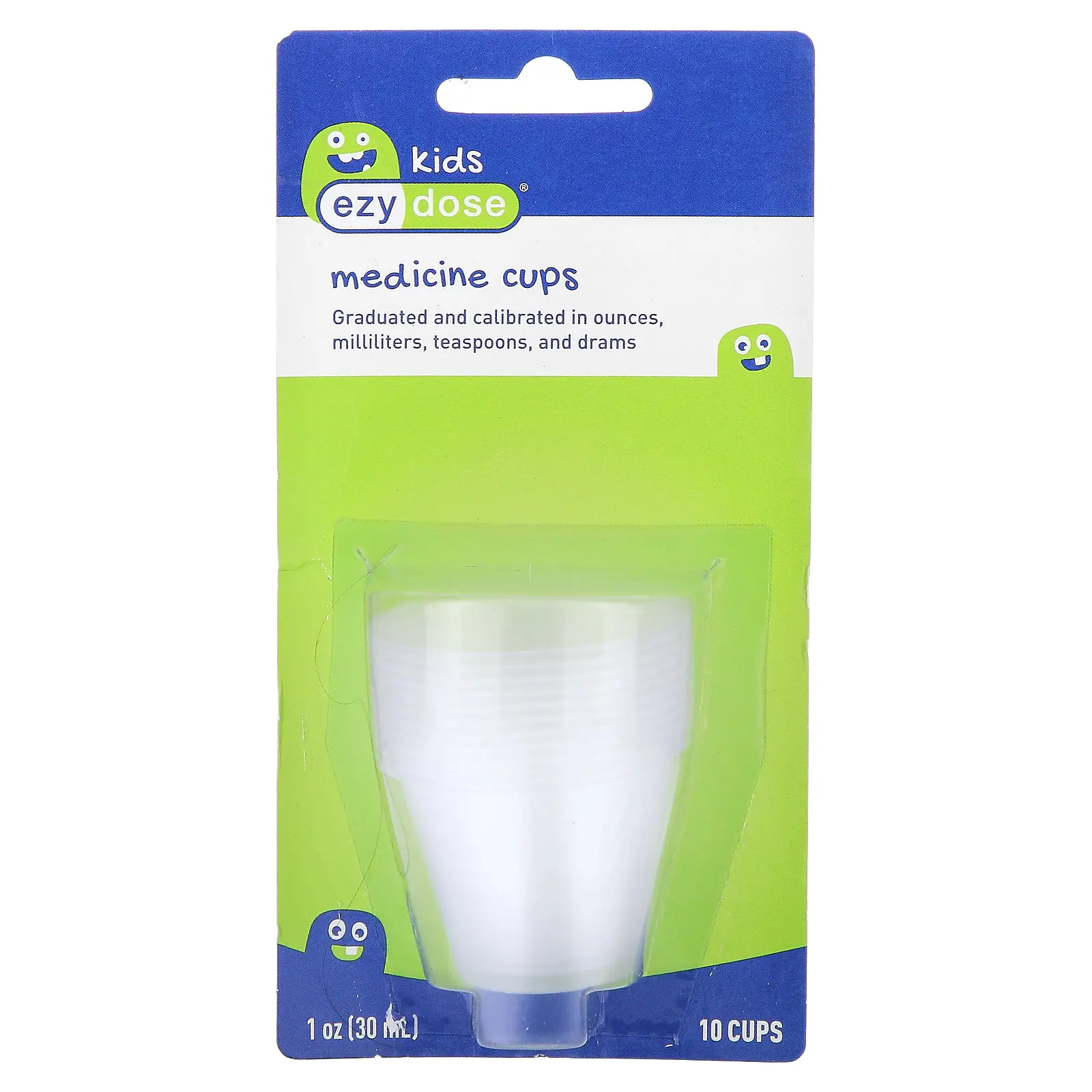 Ezy Dose Kids, Medicine Cups, 10 Cups, 1 oz (30 ml) | HSA/FSA Eligible