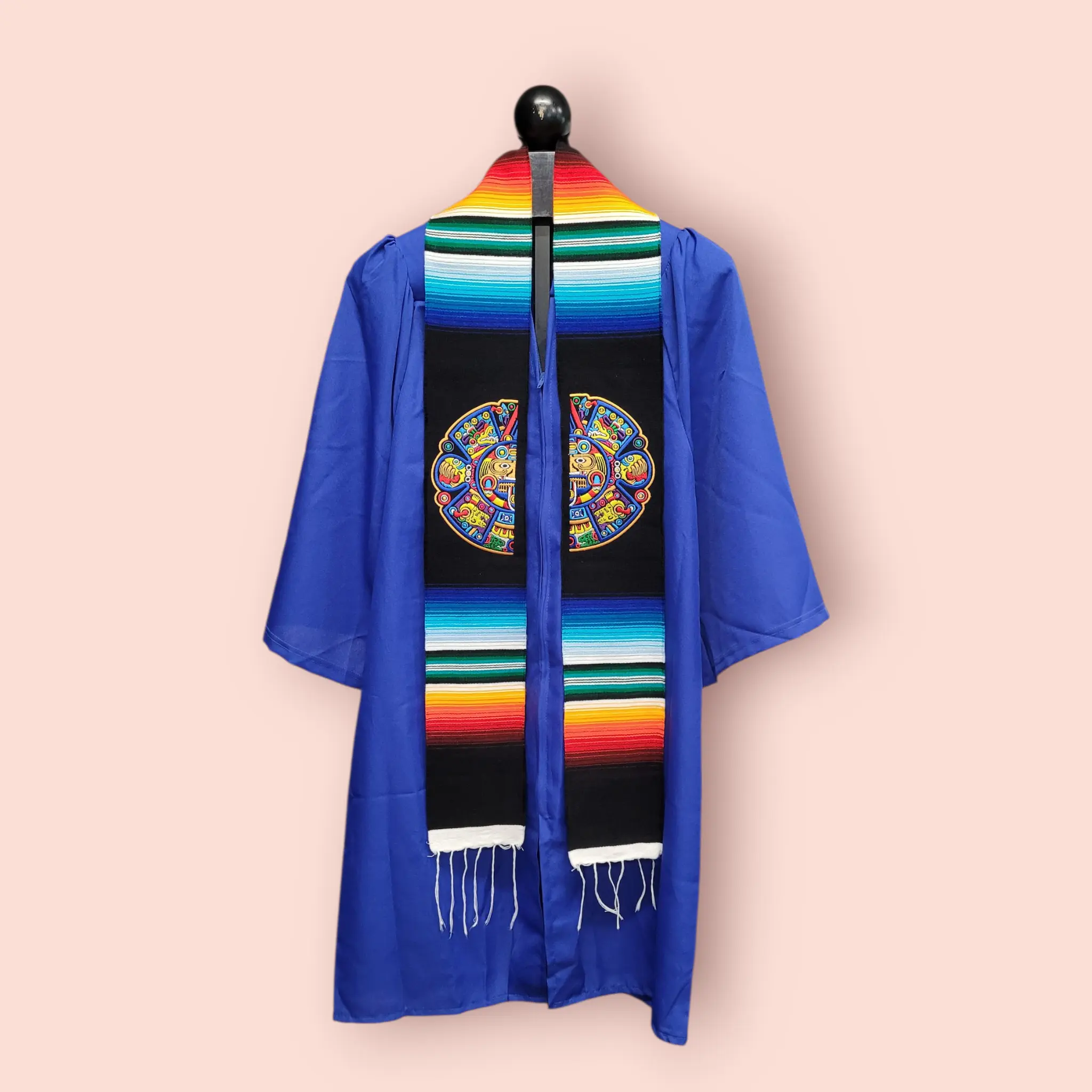 Mayan Calendar Mexican Sarape Graduation Stole mexican stole