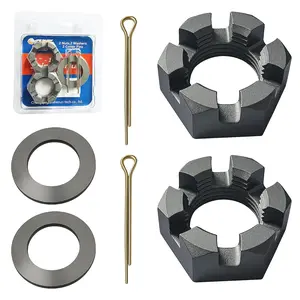 Nut Set w/ 1" Washers & Cotter Pins fits for 1" Spindle high Strength