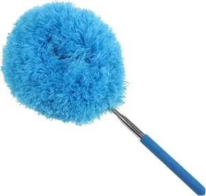 Ceiling Fan Cleaner Duster Reusable Microfiber Removable Extendable Duster with 31" Telescoping Pole for Cleaning Walls Furniture Door Window Top