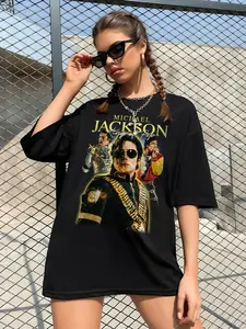Michael Jackson Era T-Shirt, M J Homage Retro Unisex Shirt A6