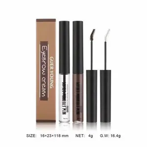 Guer Young Brow Mascara with Growth Serum - 4g Net Weight - 16.4g Gross Weight - 16x23x118mm Size - Eye Brow Cream