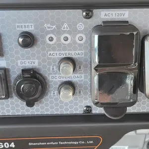 Efurden Power Equipment 4400 Watts Inverter Generator Gas Powered, Portable Open Frame Generator, Low Noise with ECO Mode, RV Ready, Emergency Home Backup