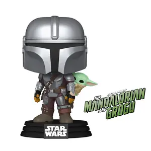 Star Wars The Mandalorian and Grogu Mandalorian with Grogu Funko Pop! Vinyl Figure #818