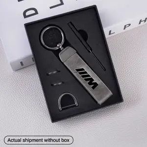 Leather Car Emblem Keyring Keychain Pendant Gift, Perfect Accessory for Bmw Models M Power M4 M5 M6 X3 X4 X5 E46 E39 E60 E95 F45 F82 F20 G18 G30 G68