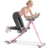 Ab Workout Equipment, Ab Machine Exercise Equipment for Home Gym, Foldable Ab Crunch Waist Trainer for Stomach Workout