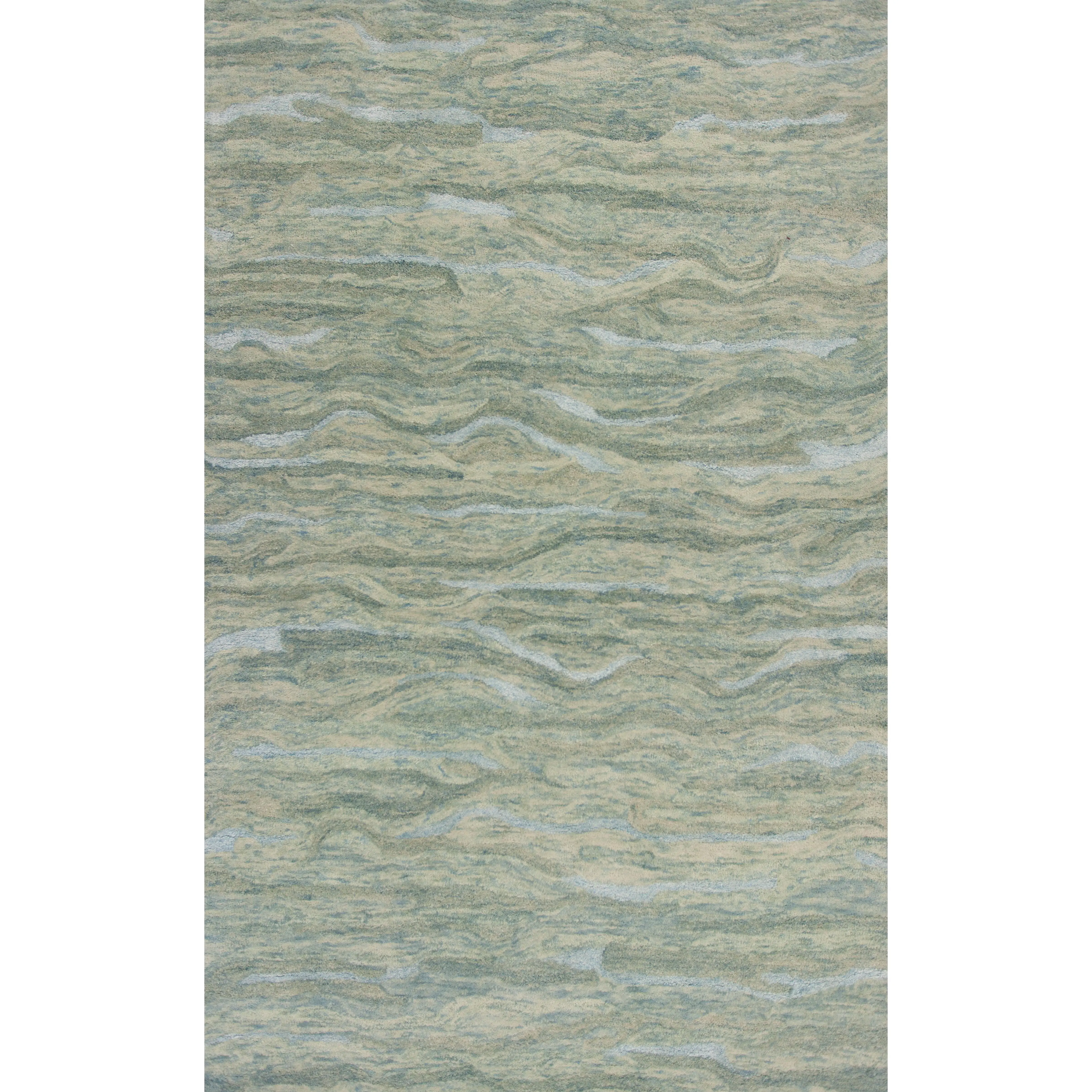 Serenity 1252 Seafoam Breeze Hand Tufted Area Rug - KAS