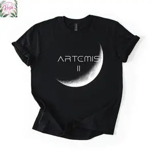 Artemis II Mission T-Shirt, Astronomy Lover Gift, Space Program Fan Tee, Rocket Launch Shirt