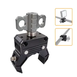 Photography Super Clamp Crab Clip Mount Arm Holder 1/4 3/8 Screw ARRI Port for DSLR Camera Monitor Tripod Stand Photo Studio