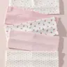 5-Piece Set Fashionable Women's Soft Non-Slip Hairbands, Knotted Headband, Butterfly Knot, Stripes, Hearts, Floral Prints, Stretchy Headbands, Elastic Workout Headband Yoga Accessories