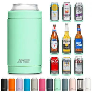 DUALIE 3 in 1 Insulated Can Cooler - Sea Foam DUALIE 3 in 1 Insulated Can Cooler - Sea Foam