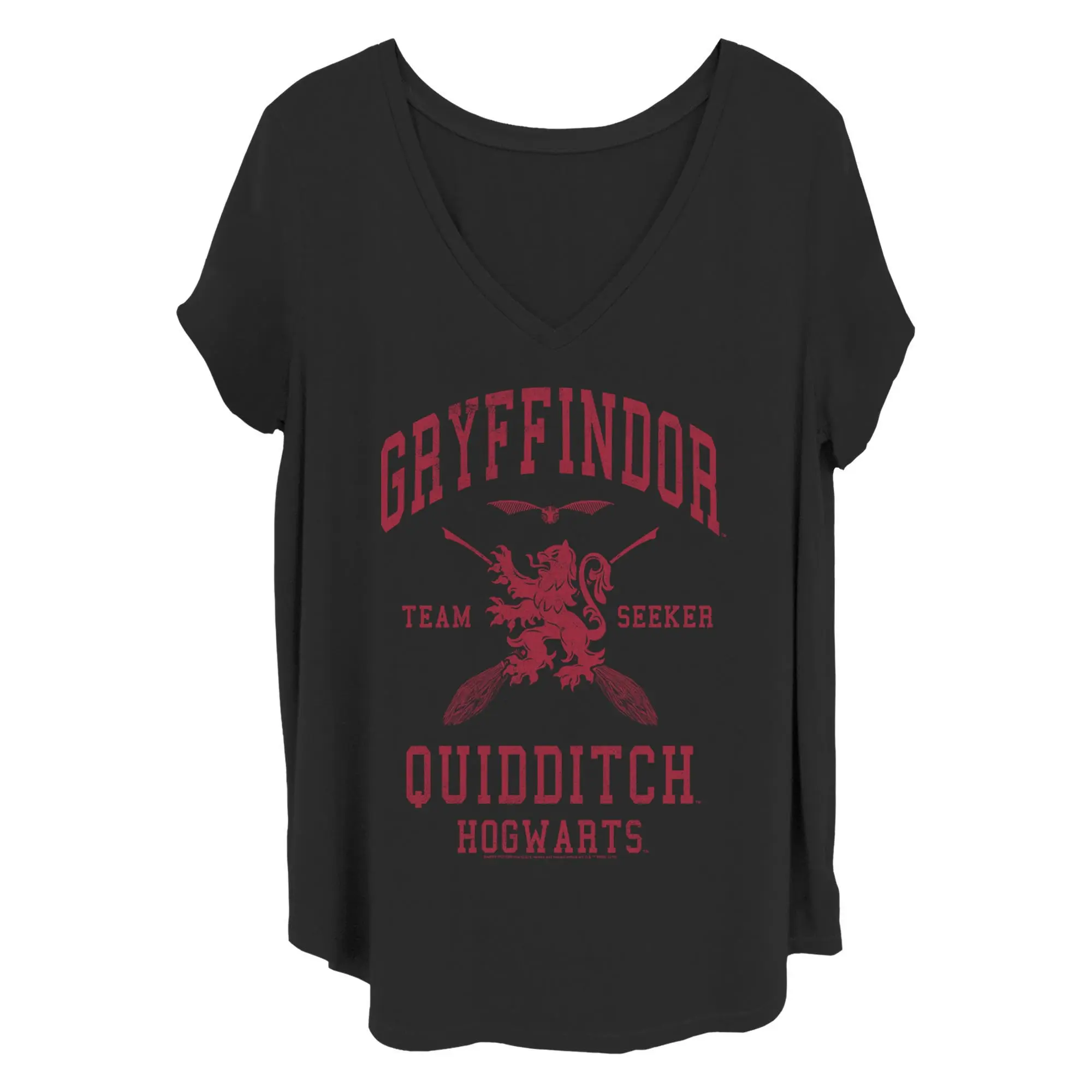 Women's Harry Potter Gryffindor Quidditch Team Seeker T-Shirt