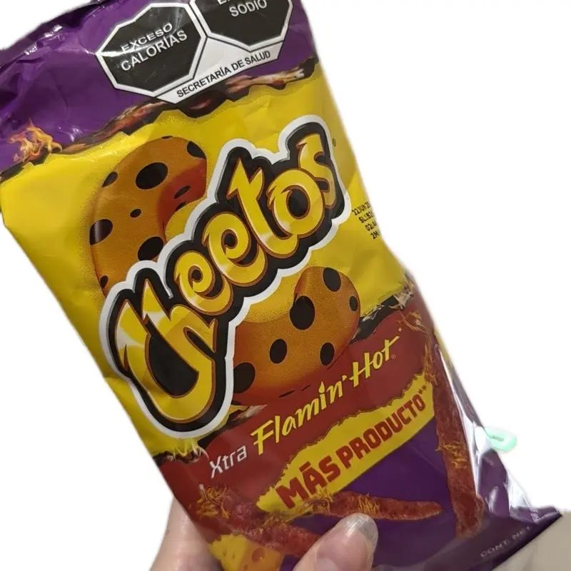 10-pack Cheetos Xtra Flamin’ Hot Sabritas small bag Mexican chips snack crispy crunchy spicy chili