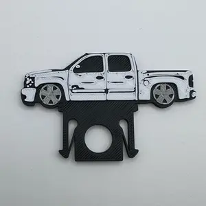 Custom truck hard hat clip - High-Quality PLA, Versatile Design for Full Brim, Cap Style, and Bump Caps, Easy to Install