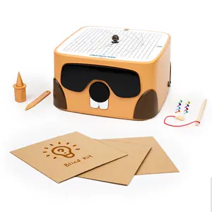 Beaverbot Kids Cardboard Cutter Tool for Ages 3+, Safe Power Bladeless DIY Construction Kit, Educational STEM & STEAM Craft Toy, Creative Upcycled Hands-On Learning Gift for Boys & Girls