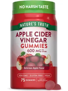 Apple Cider Vinegar 600 mg | 75 Apple Flavor Gummies