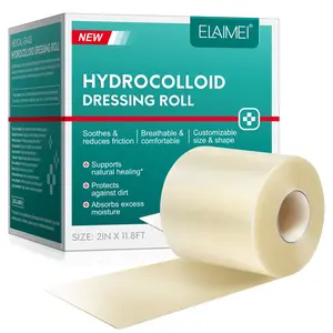 Elaimei Hydrogel Bandage 5cmx3.6m, Waterproof Breathable Wound Dressing, Natural Healing, Scar Reduction, Skin Care Tape