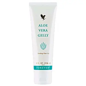 Forever Aloe Vera Gelly - Soothing Clear Gel 4 FL. OZ. (118 mL) - Natural Product for Moisturizing & Conditioning Skin - Vegan & Gluten-Free Hydrating Moisture