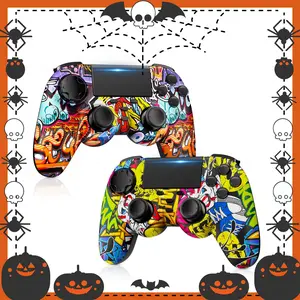 2 Pack Wireless PS4 Controller with Turbo Function Compatible with PlayStation 4/PS4 Slim/PS4 Pro/PC Windows Accessories Android PS4 Six-Axis Sensor Dual Vibration Motors 1000mAh Battery - Gaming Set tiktokshopspringglowup