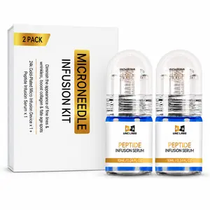GHK Cu Copper Peptide Serum + Micro-Infusion Kit | Visibly Firmer, Tightening, Smoother-Looking Radiant Skin with Hyaluronic Acid - Repair & Restore