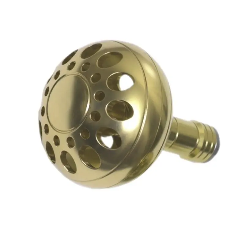 47MM GOLD Power Knob w/ BALL BEARING FITS MOST POPULAR REEL HANDLES
